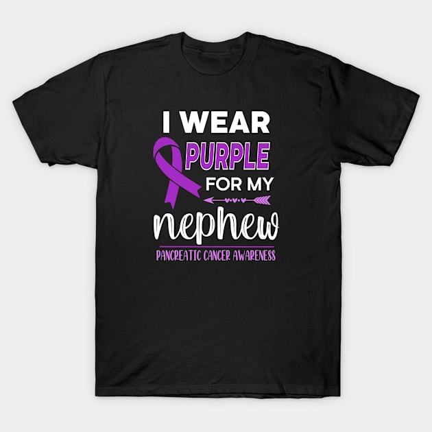 I Wear Purple For My Nephew T-Shirt by jverdi28